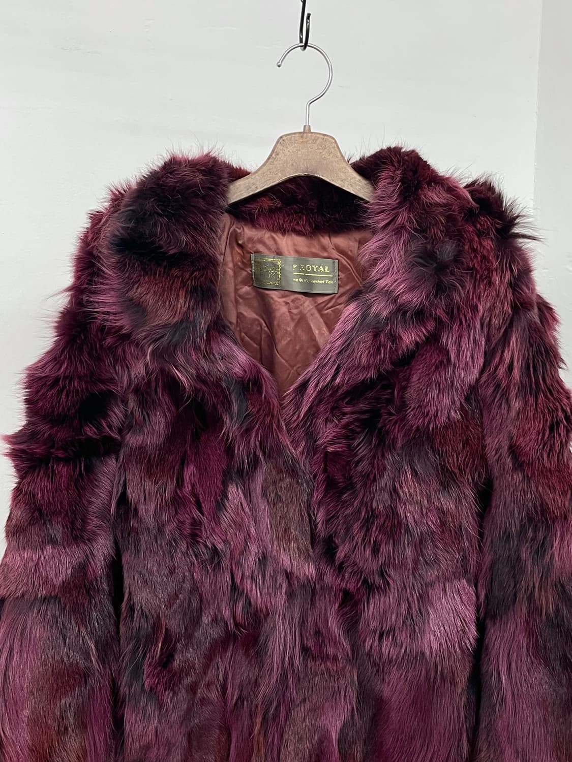 사가폭스 버건디 폭스 퍼자켓 상품이미지4