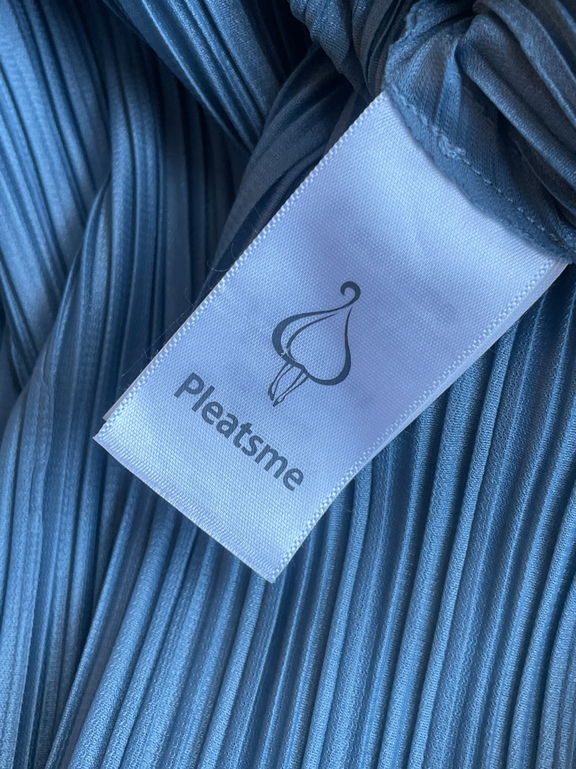 플리츠미 소라색 스커트 상품이미지6