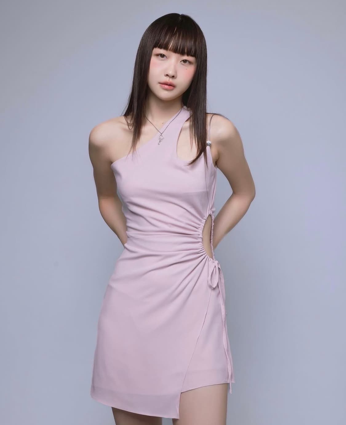 뉴얼린 퓨어 비즈 드레스 베이비핑크 상품이미지2