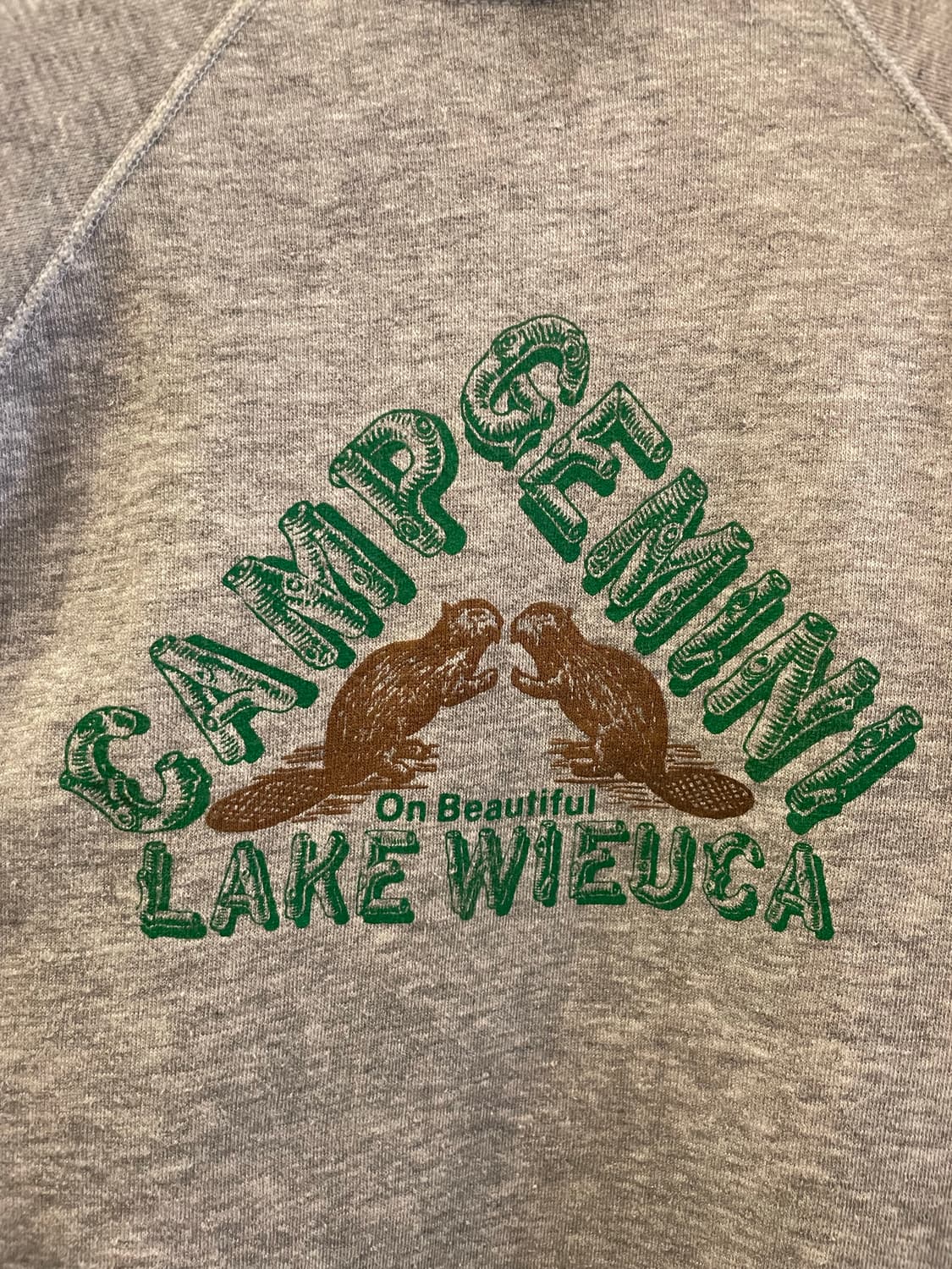 80's Vintage CAMP Sweatshirt Made In USA 상품이미지6