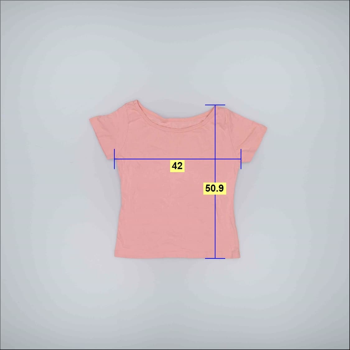 실측확인 빈티지 여성 반팔 티 0430H 상품이미지5