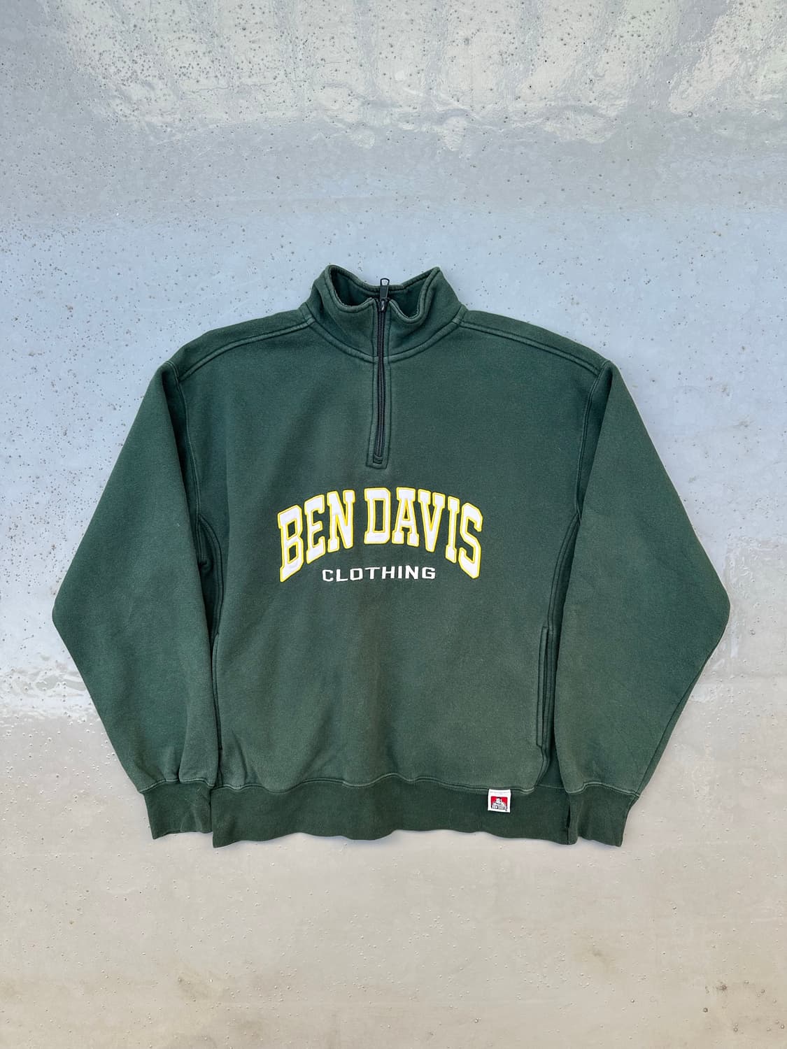 [벤데이비스] •Ben Davis College Logo Half Zip 상품이미지1