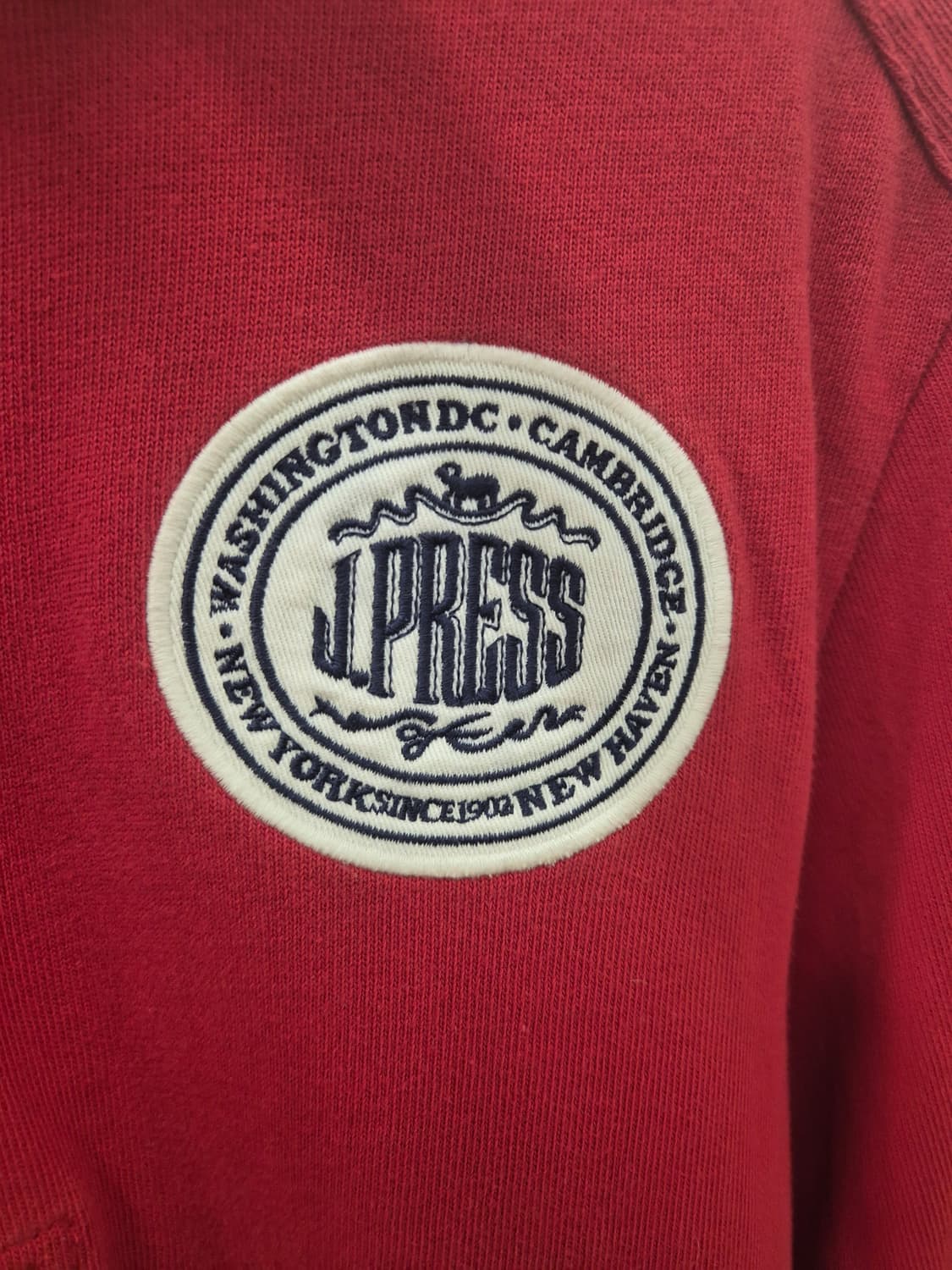 JPRESS 카라맨투맨 레드 M 상품이미지5