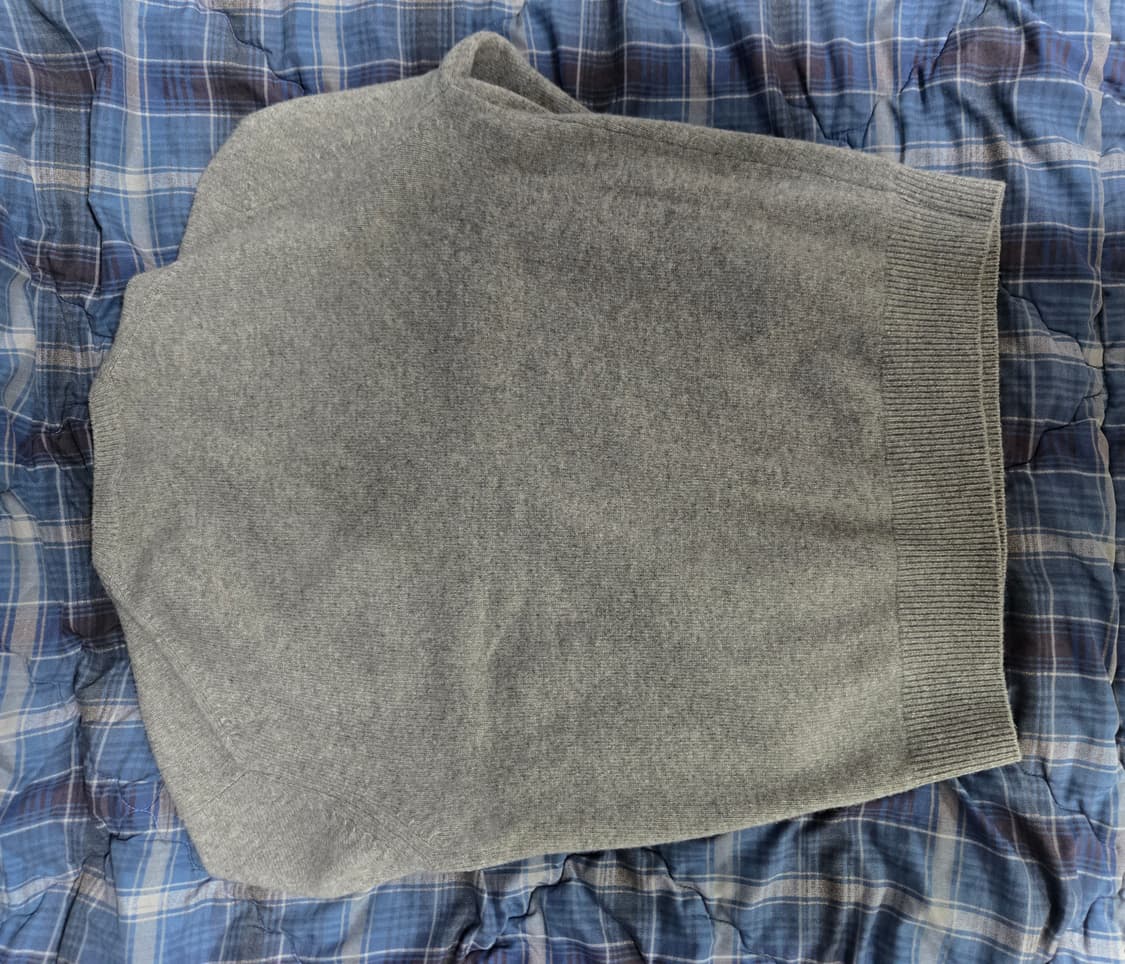 스테디에브리웨어 코지 울 캐시미어 니트 그레이 멜란지 3사이즈 판매합니다 상품이미지3