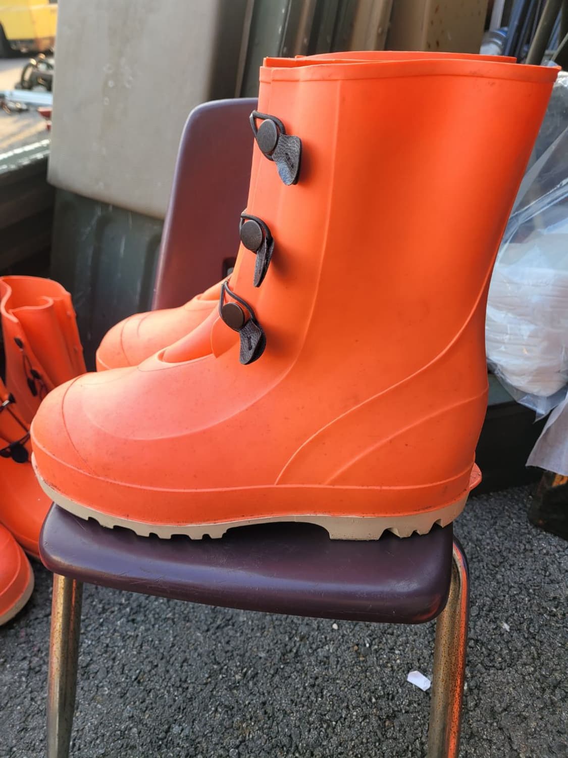 미  화학보호 방수 부츠 상품이미지2