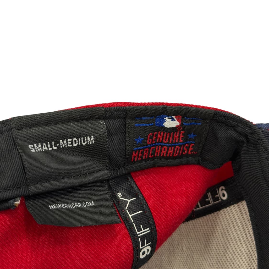뉴에라 빈티지 도트 땡땡이 스냅백 모자 레드 상품이미지4