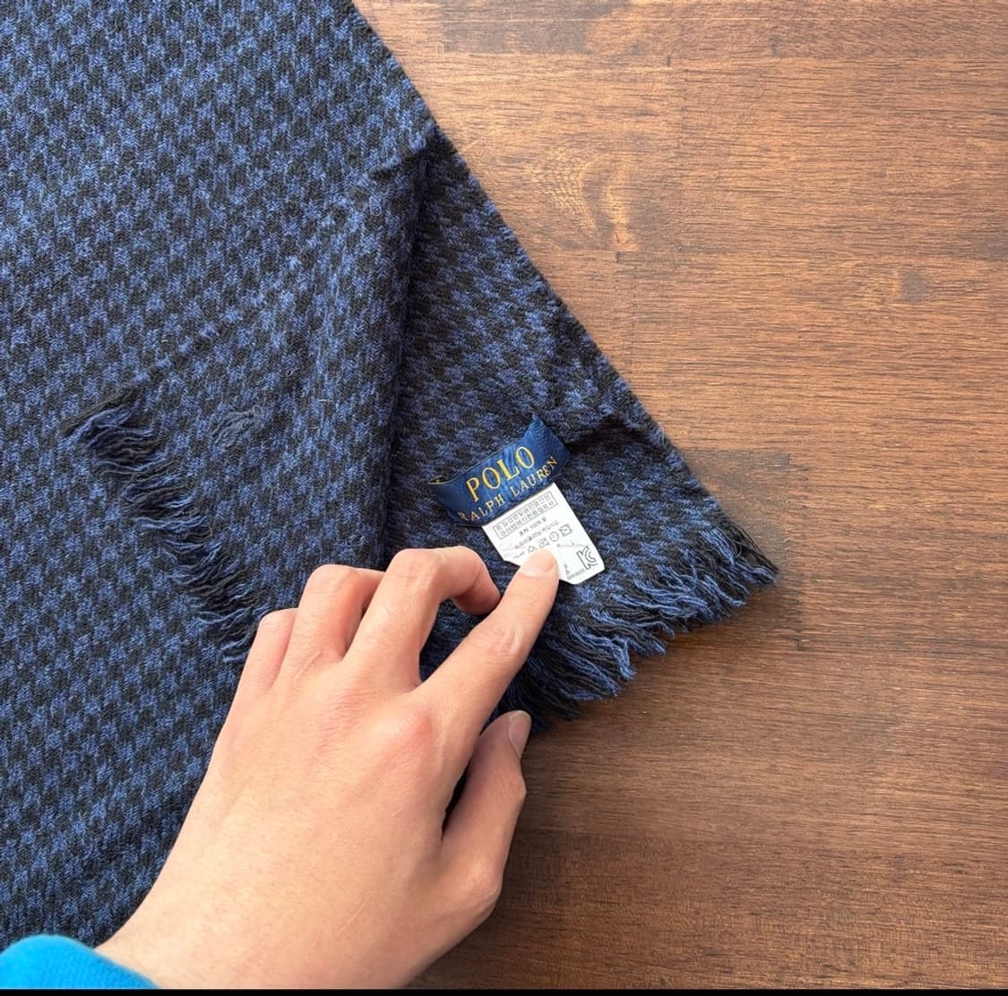 15484 - 폴로 랄프로렌 체크 울 머플러 (울 100%) 상품이미지4