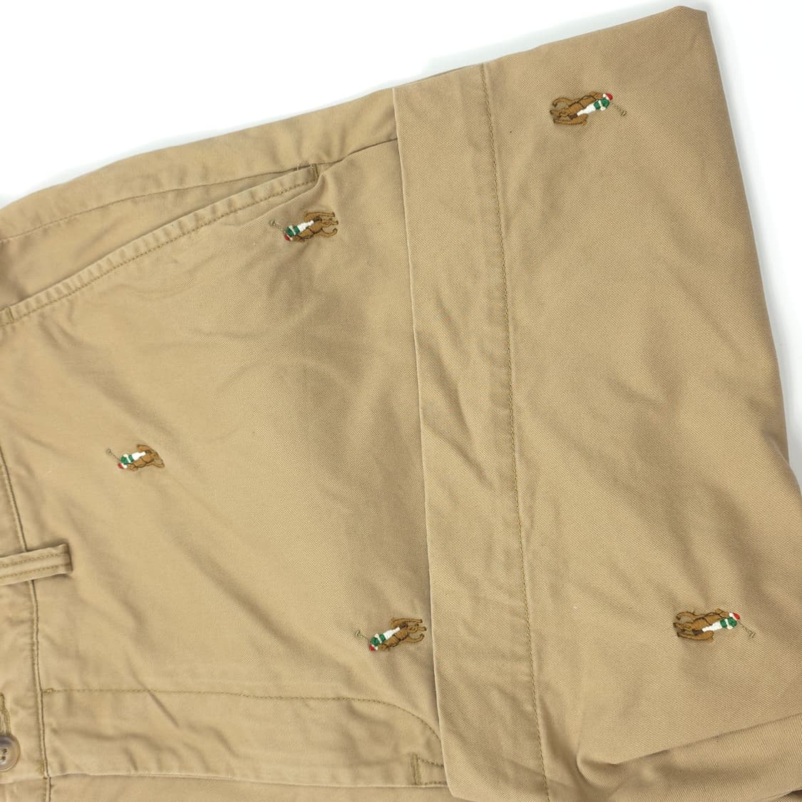 폴로 랄프로렌 올오버포니 스트레치 코튼 트윌 반바지 브라운 (36) 상품이미지3