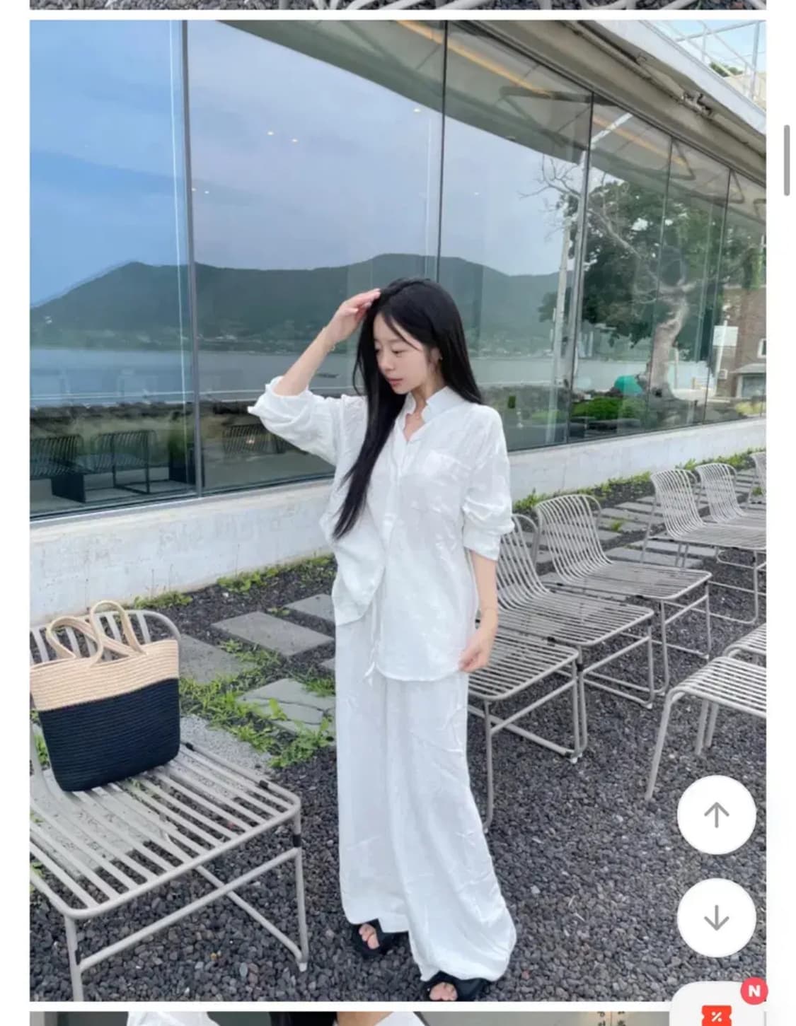 에이블리 린넨 투피스 세트 상품이미지1