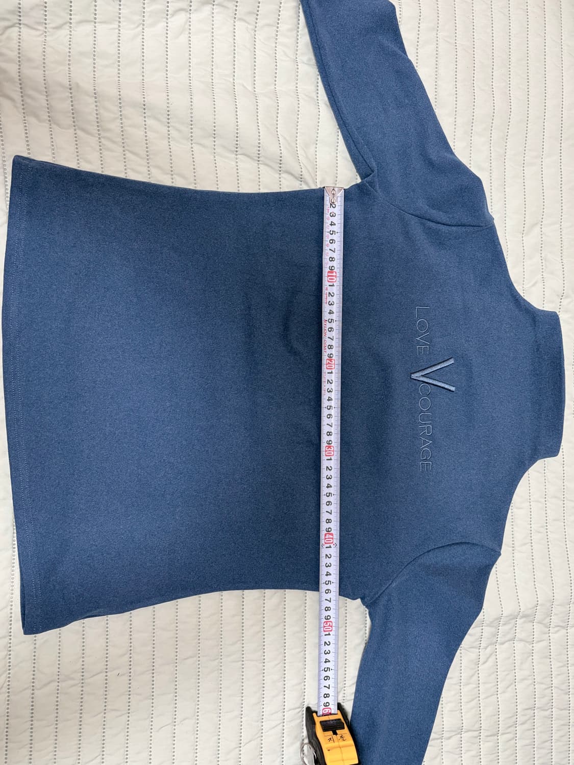 LOVE V COURAGE 기모 티셔츠 XL 상품이미지4