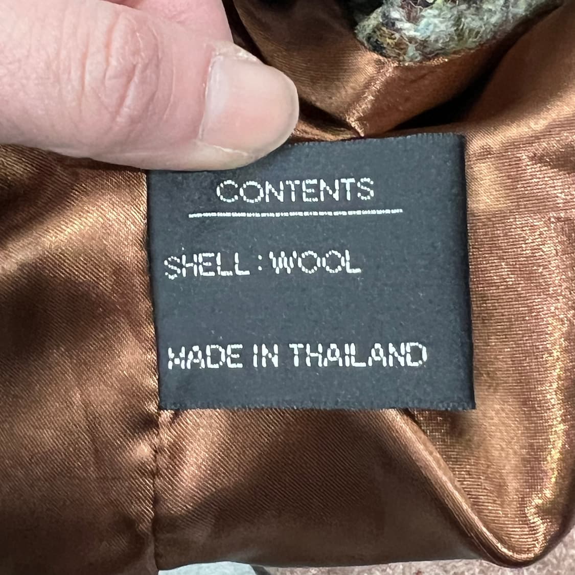 해리스트위드 멀티체크 울코트 s08891 상품이미지8