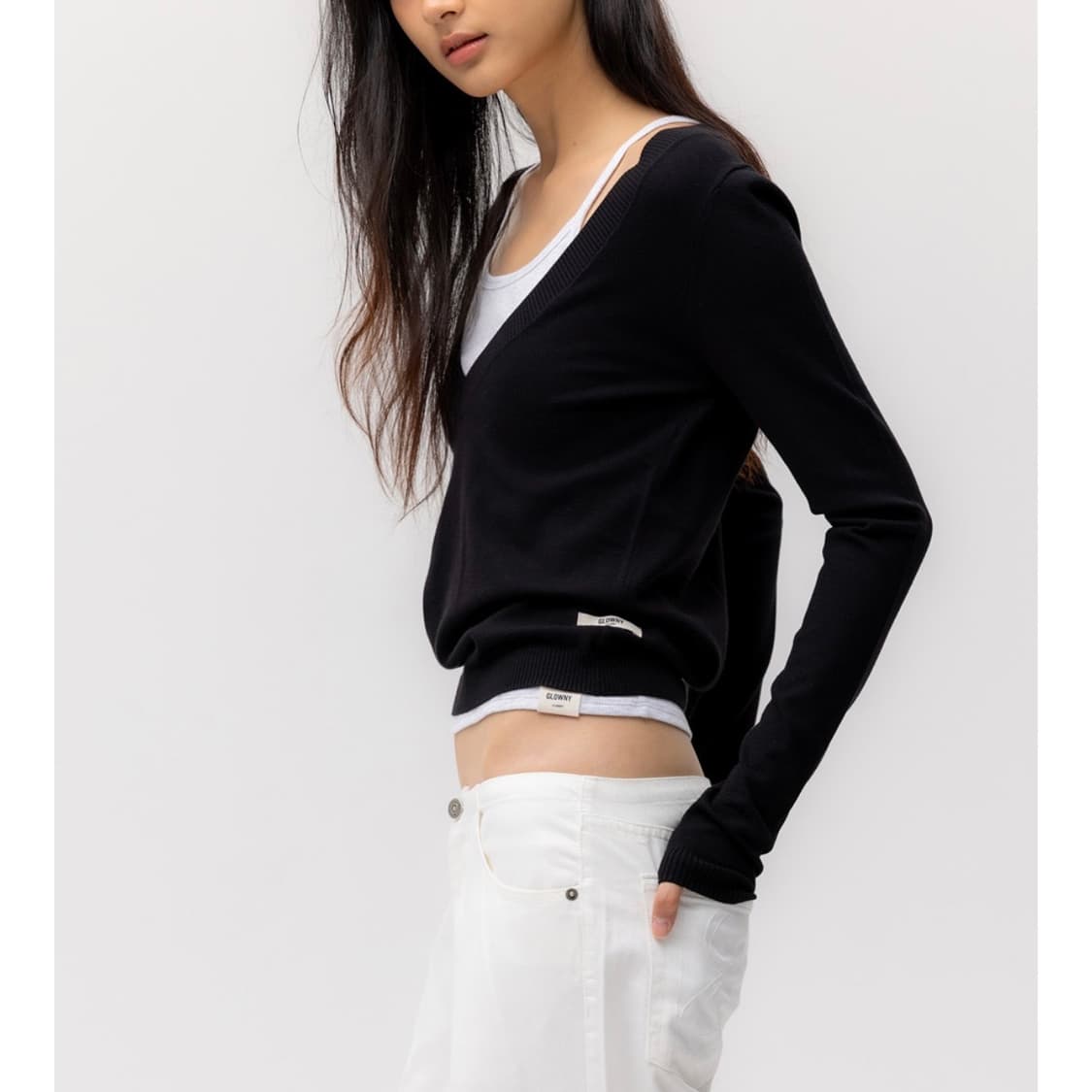 글로니 G DEEP V-NECK KNIT 상품이미지2