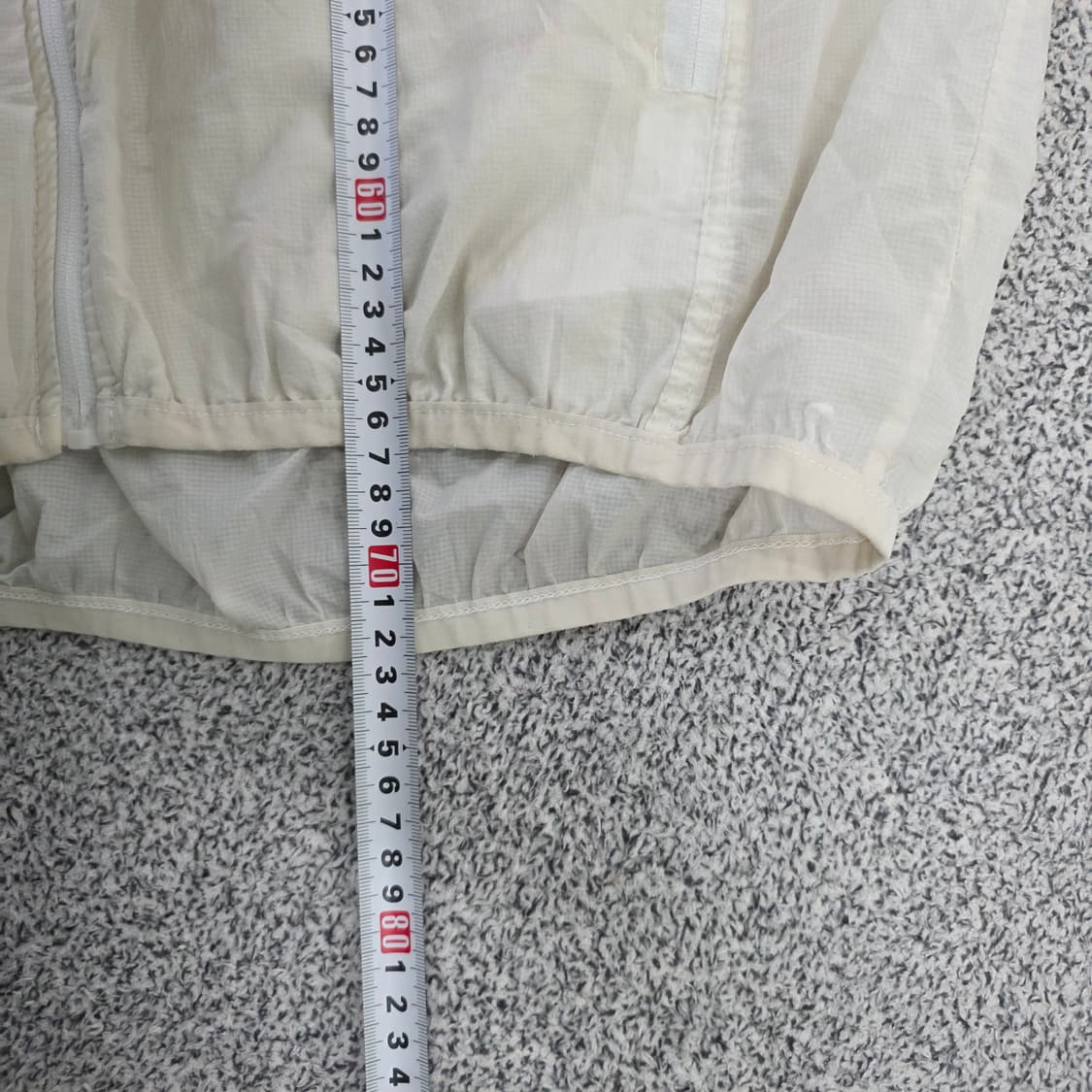 [실측] 빈티지 후드 바람막이 자켓 0203J 상품이미지6