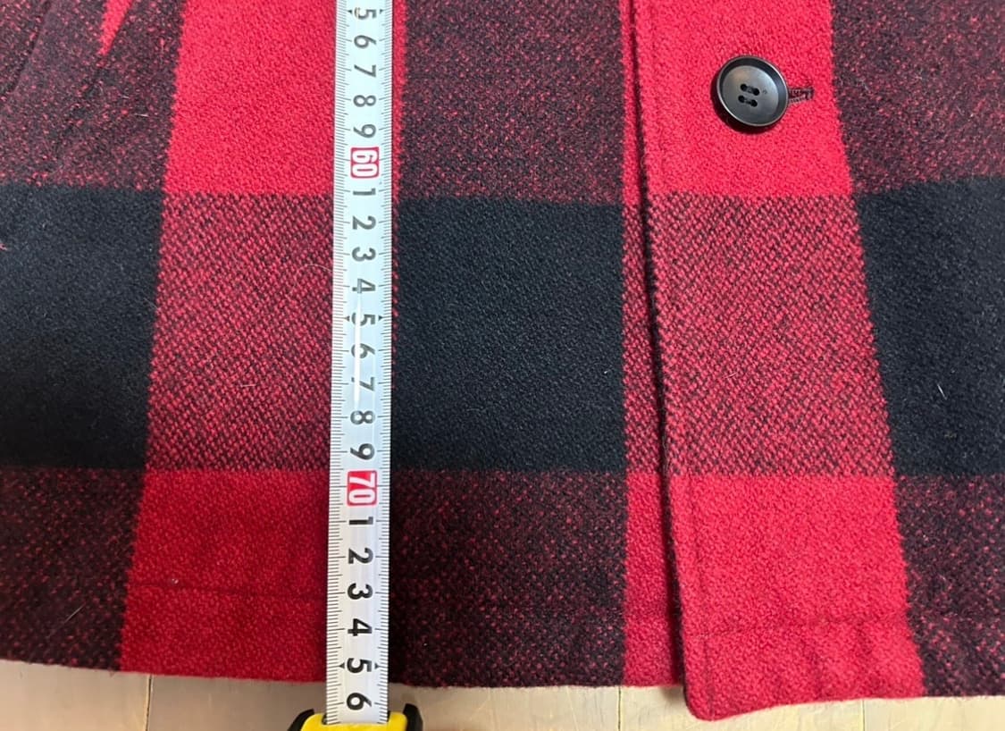 와코마리아 체크코트 L사이즈(95) 판매합니다 상품이미지5