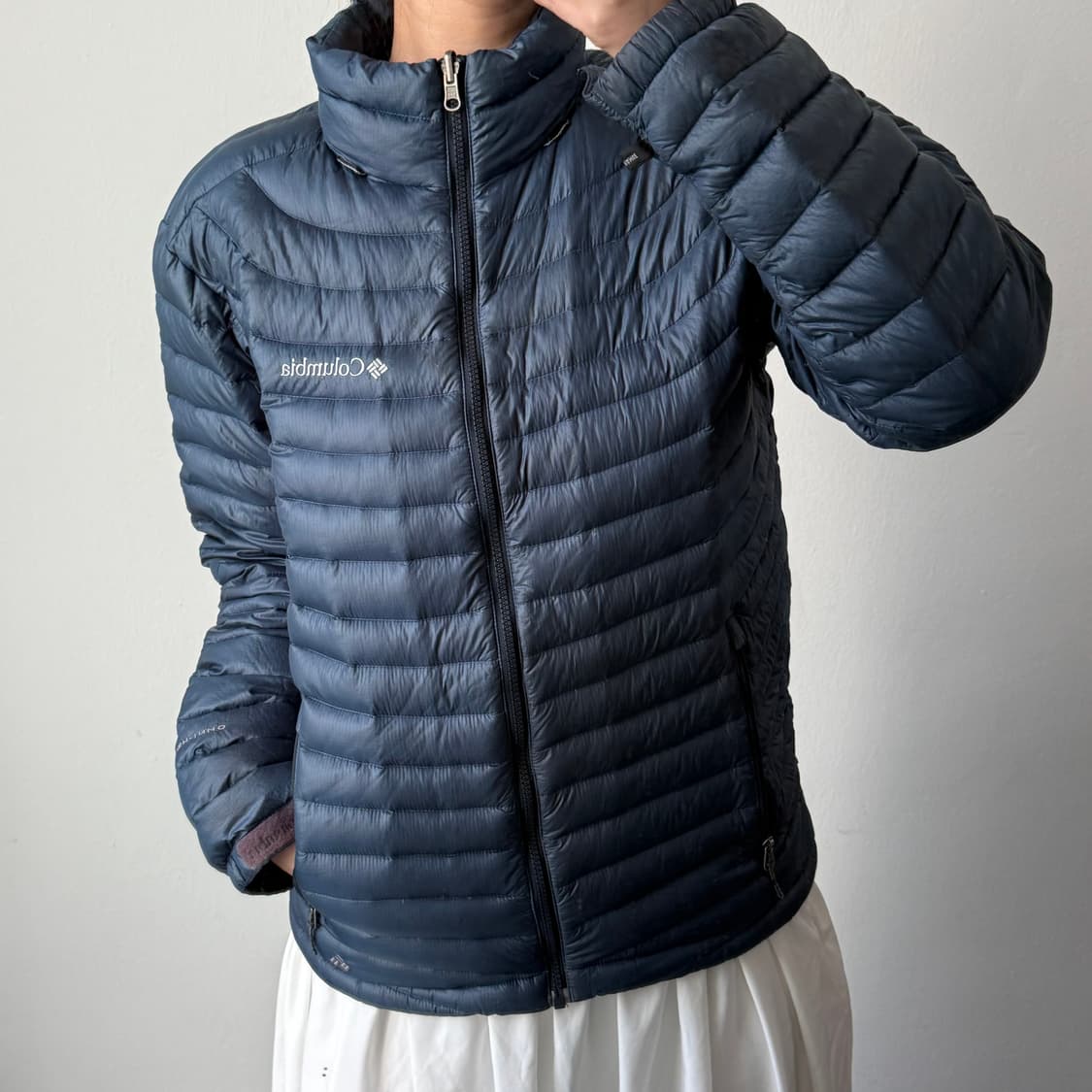 [L] 컬럼비아 블루 경량패딩 상품이미지2