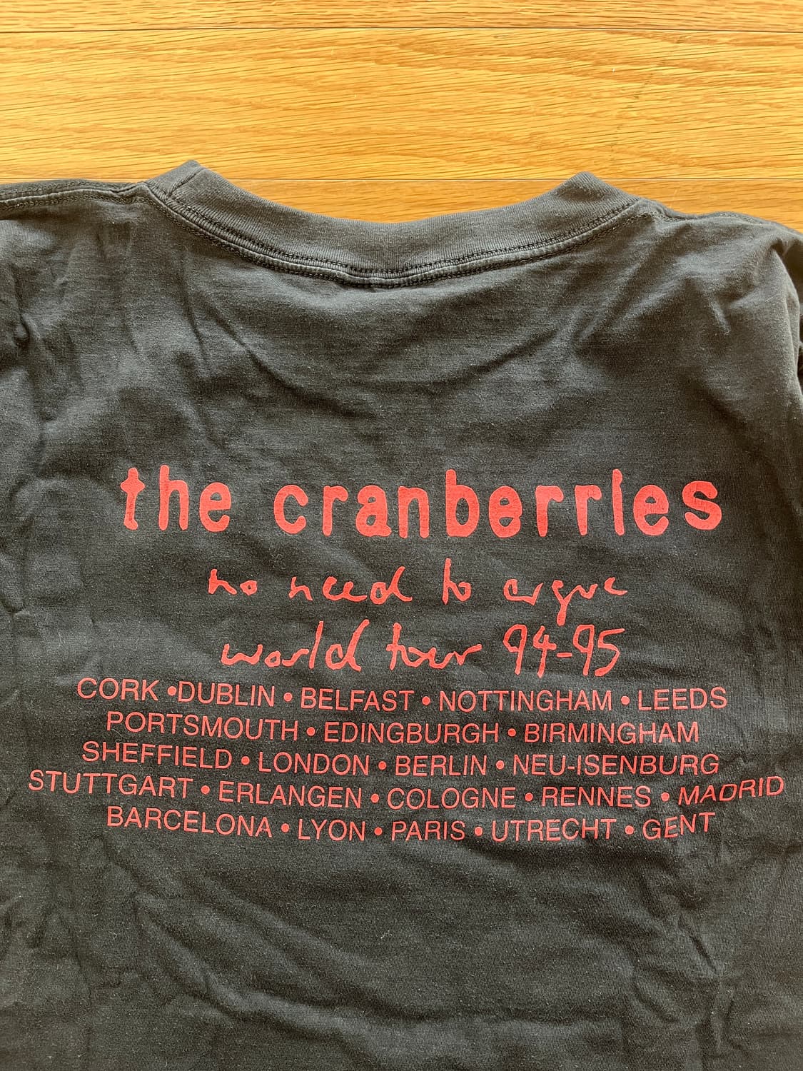 90s the cranberries 크랜베리스 티셔츠 xl 상품이미지6