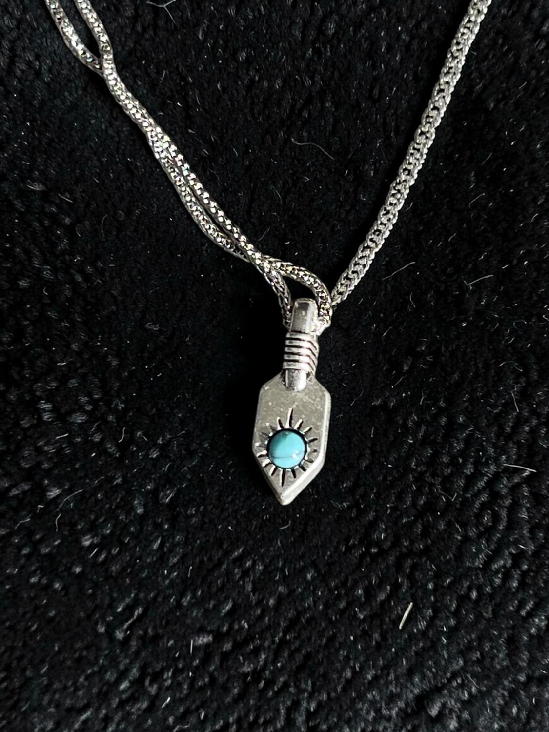 빈티지 터키석 팬던트 목걸이 상품이미지3