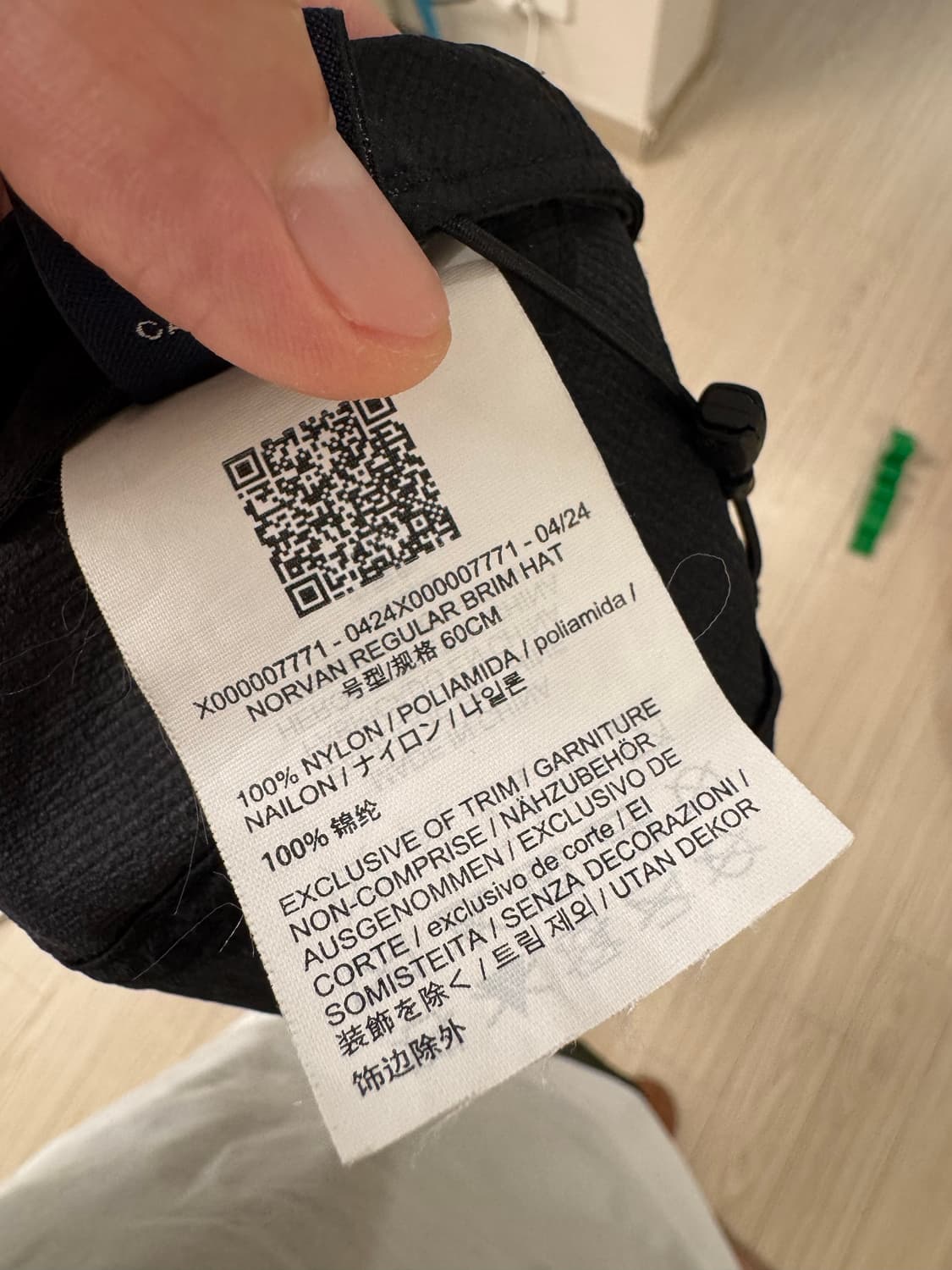 아크테릭스 노반 레귤러 브림 햇 블랙 L-XL 상품이미지3