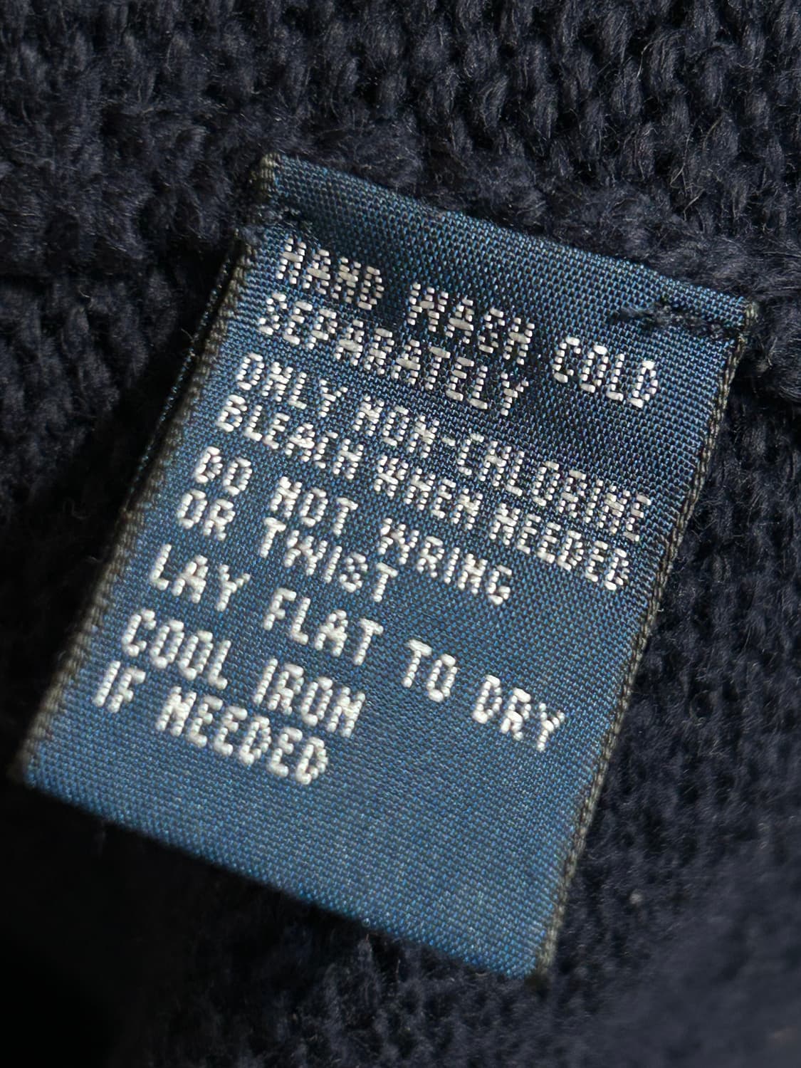 폴로 랄프로렌 네이비 하프 집업 니트 상품이미지6