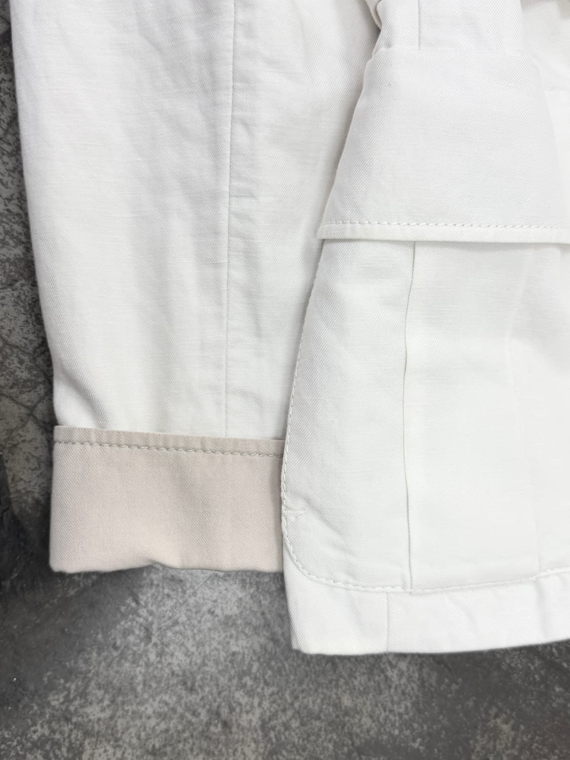 로로피아나 코튼 벨티드 사파리 자켓 상품이미지5