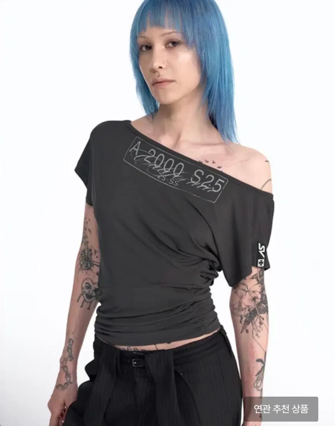 2000아카이브 draped top 상품이미지1