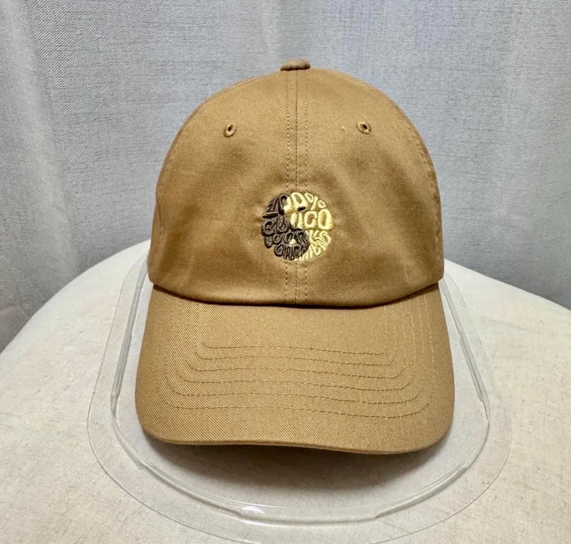 부코 로고 베이지 볼캡 상품이미지1