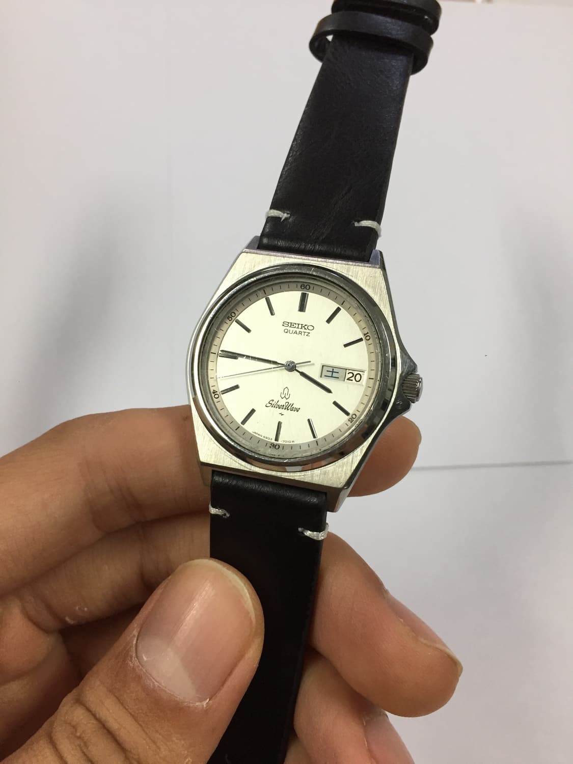 80s seiko silver wave sports day-date 상품이미지1