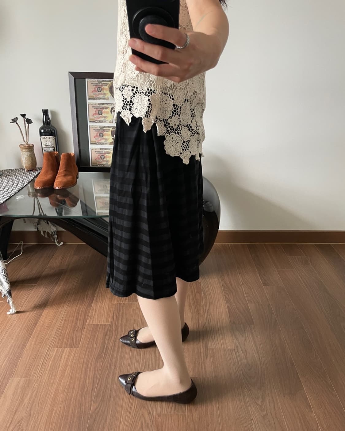 crochet flower sleeveless 상품이미지4