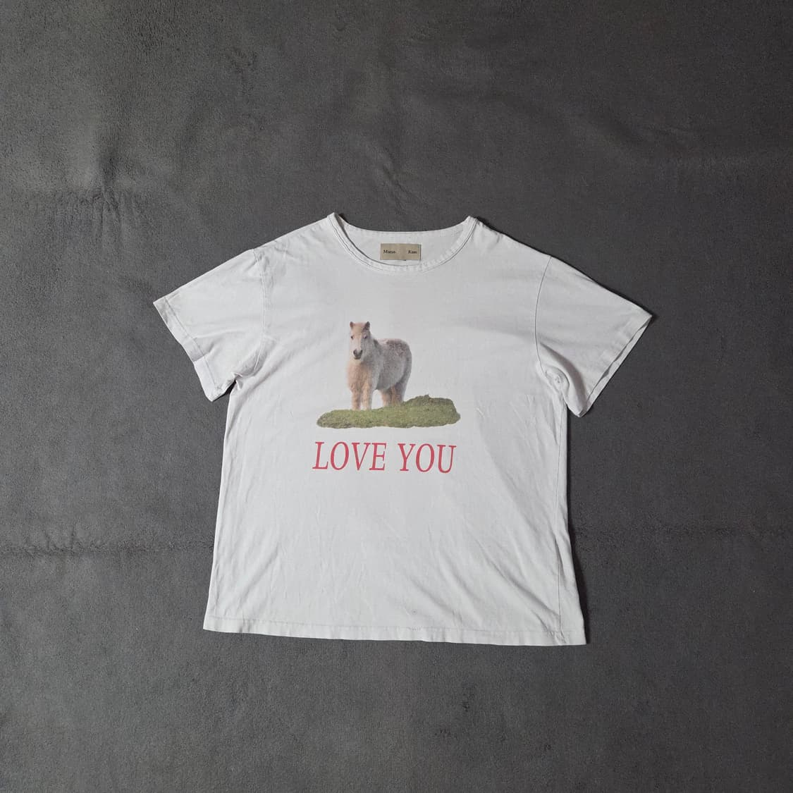 마뗑킴 러브유 반팔 티셔츠 상품이미지1