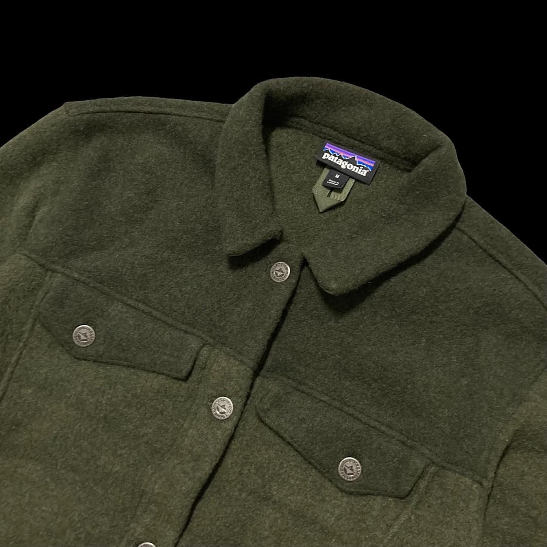 Patagonia 파타고니아 오가닉 플리스 딥 카키 자 상품이미지4