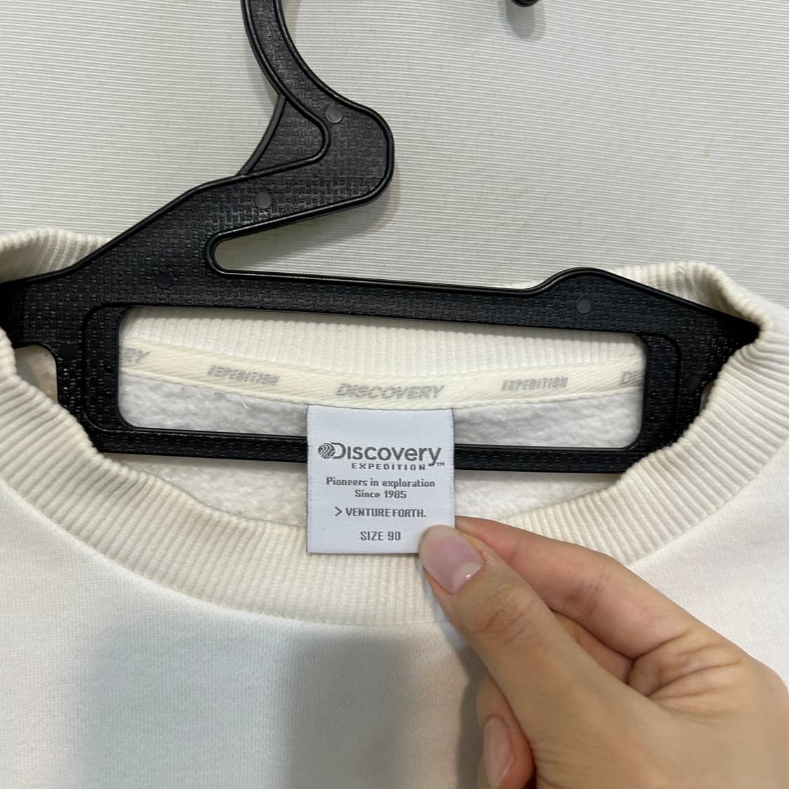 디스커버리 여성 기모 맨투맨 90 상품이미지2