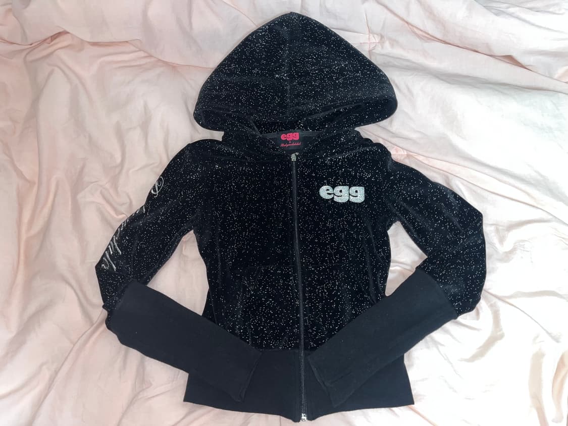 에그 x 베이비메탈클럽 콜라보 캔디 벨루어 집업만 베메클갸루히메오네egg 상품이미지1