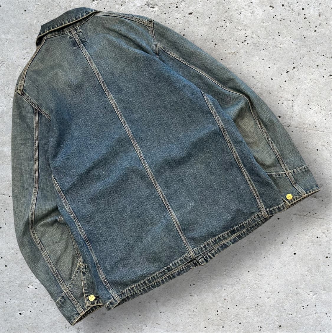 [L] 90s 칼하트 데님 워크 자켓 데님커버올 A688 상품이미지2