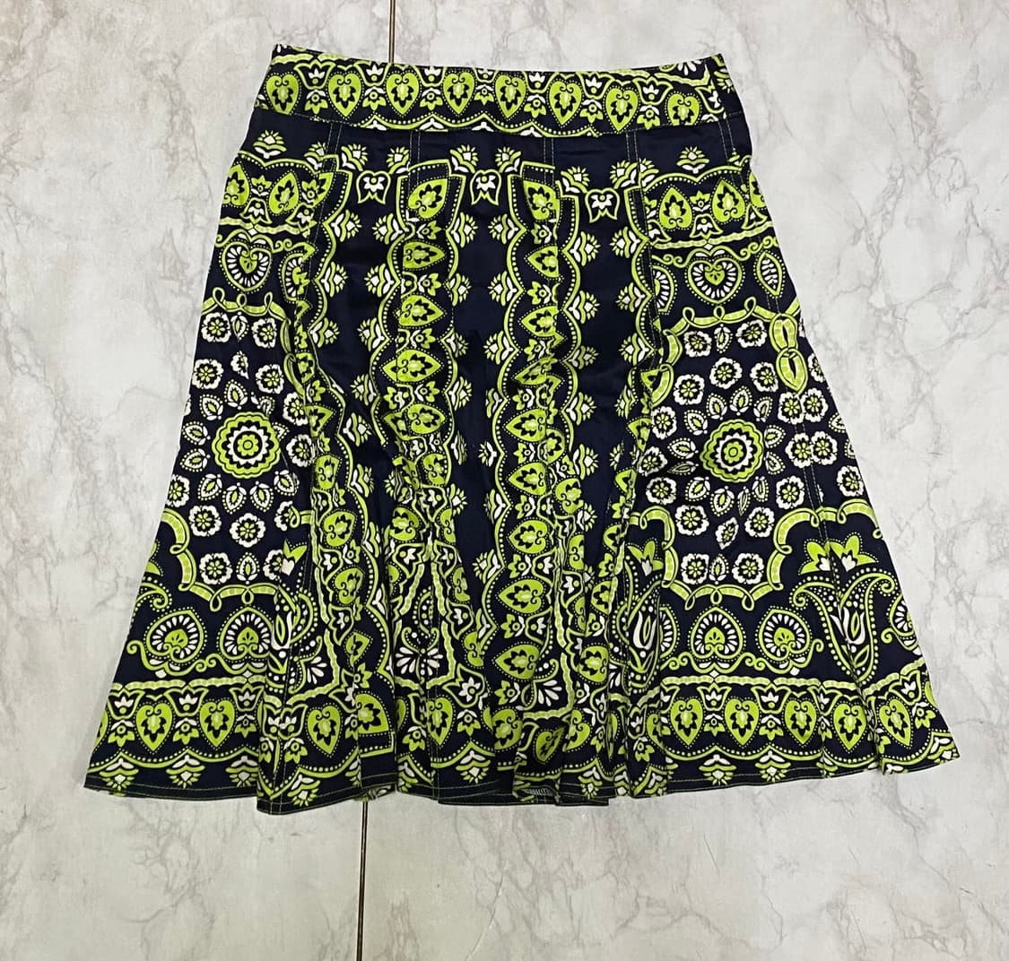 y2k 패턴 주름 빈티지 치마 여성 29인치 상품이미지3
