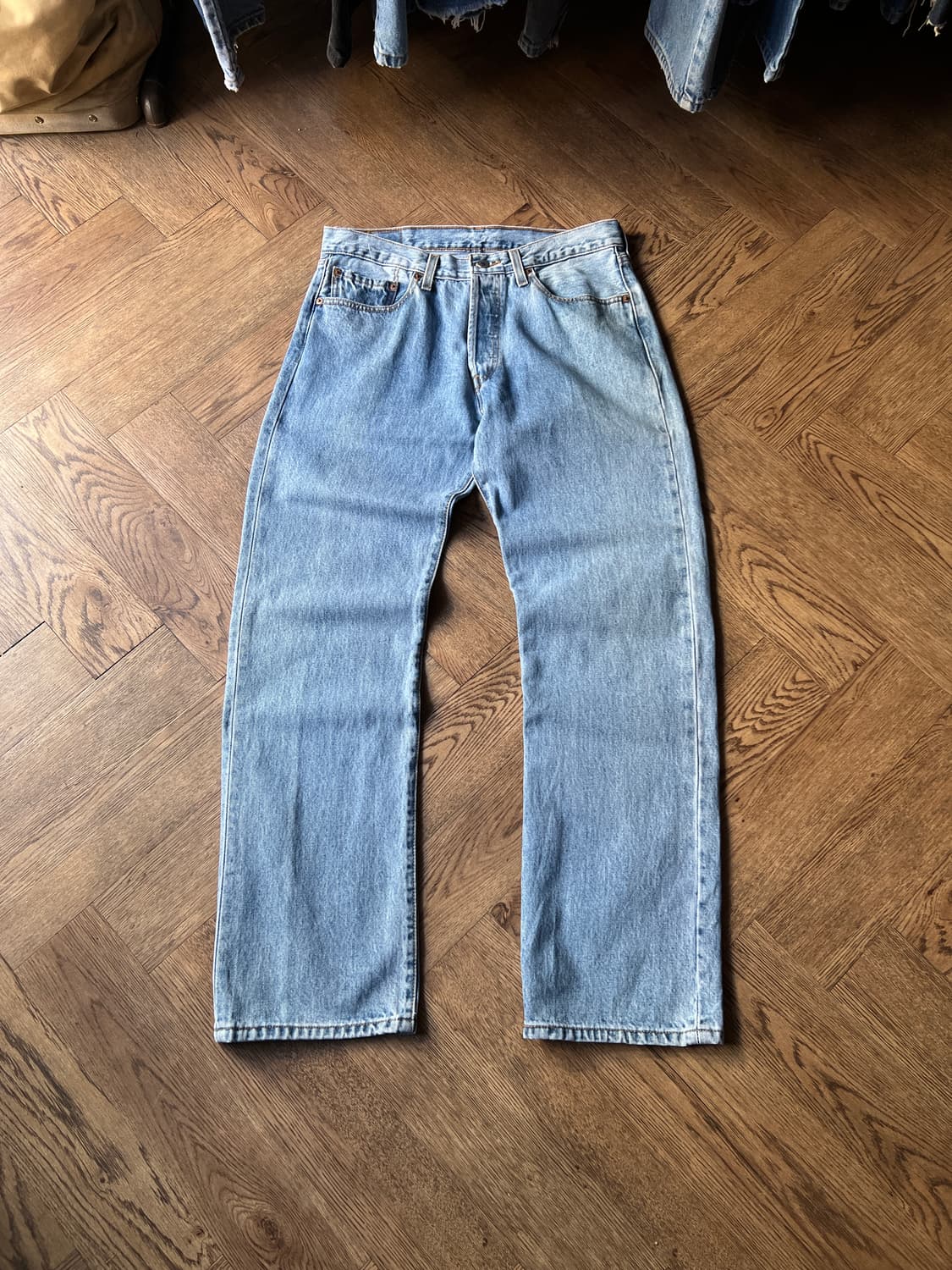 [33]00's 리바이스 USA 501 스트레이트핏 데님 팬츠 상품이미지2