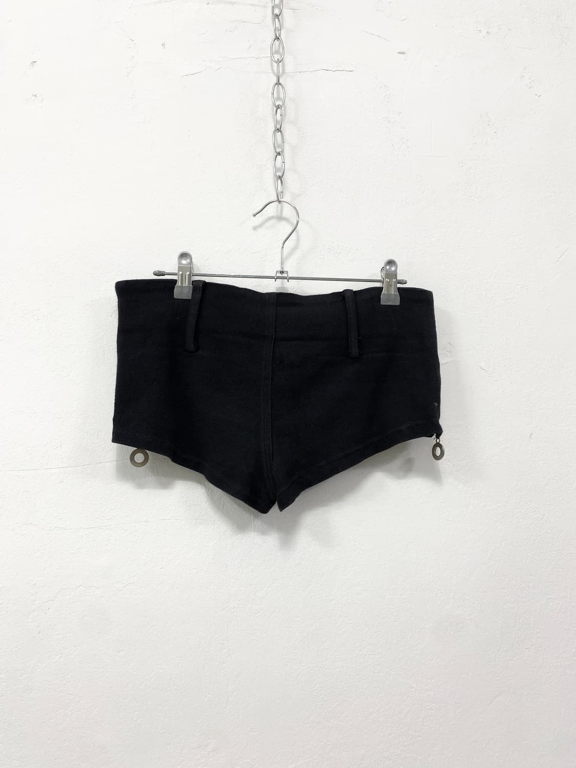 [SPICY] 오네갸루 펑크 y2k 골드 참 지퍼 마이크로 숏츠 상품이미지6