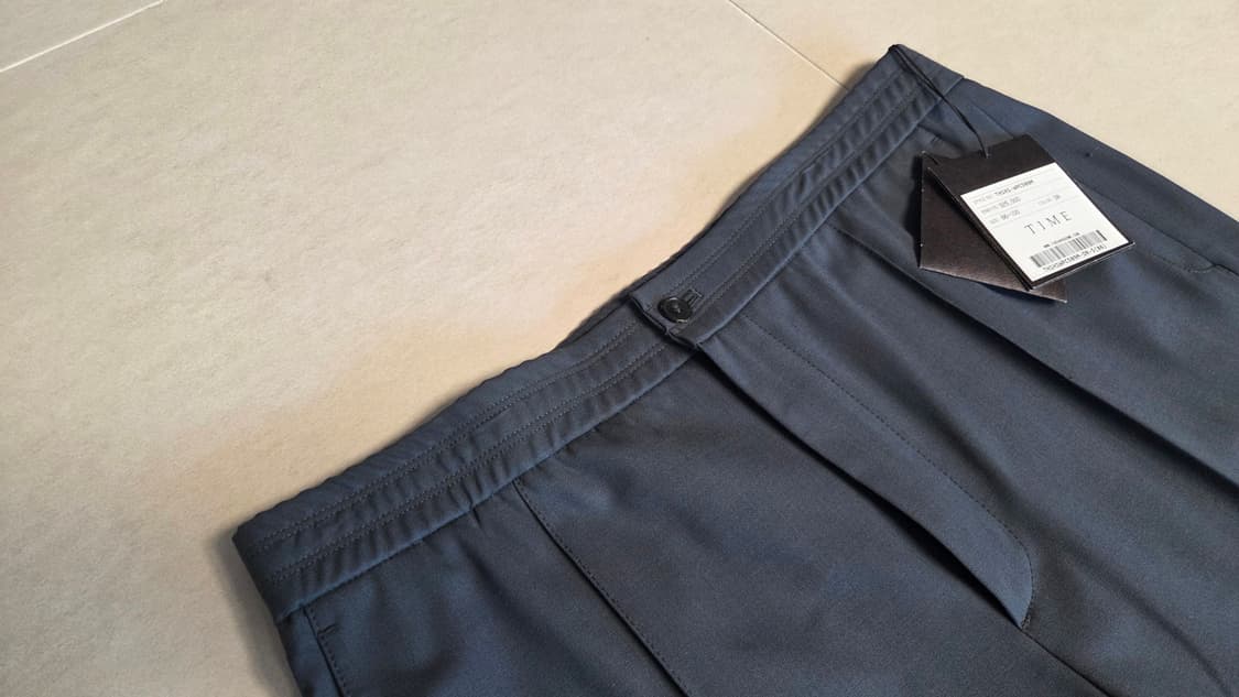 타임 옴므 밴딩 슬랙스 팬츠  상품이미지3