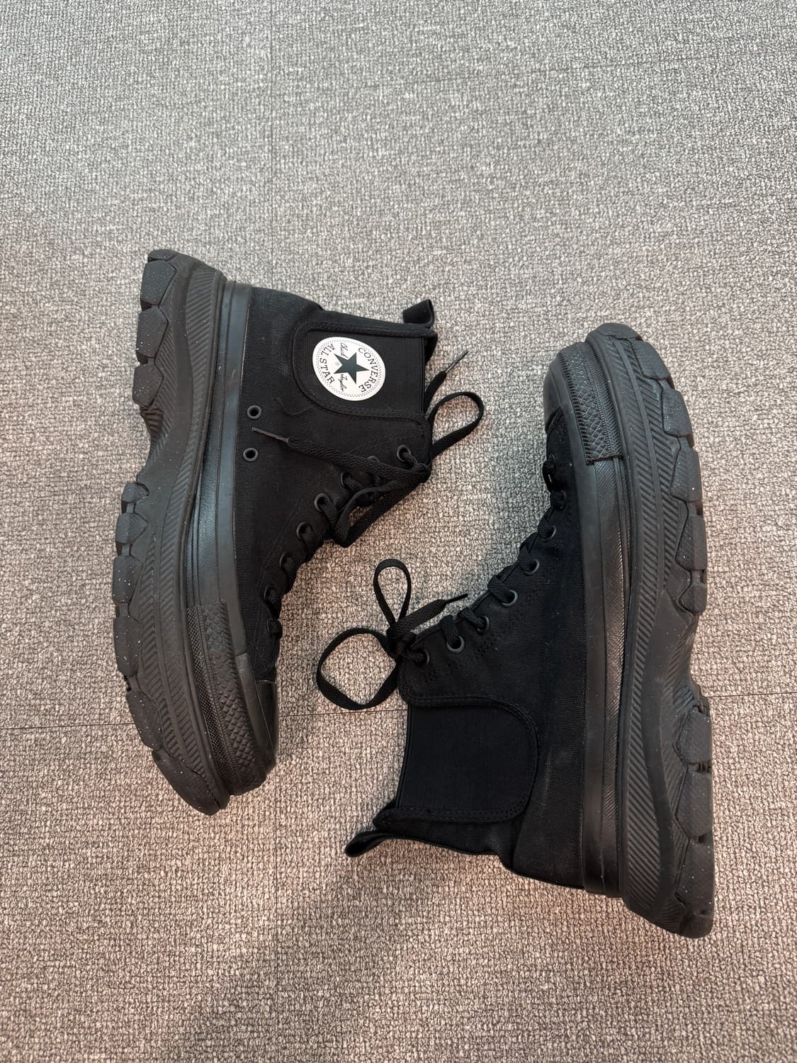 컨버스 올스타 척테일러 R 트랙웨이브 사이드고어 하이 블랙 285 상품이미지6