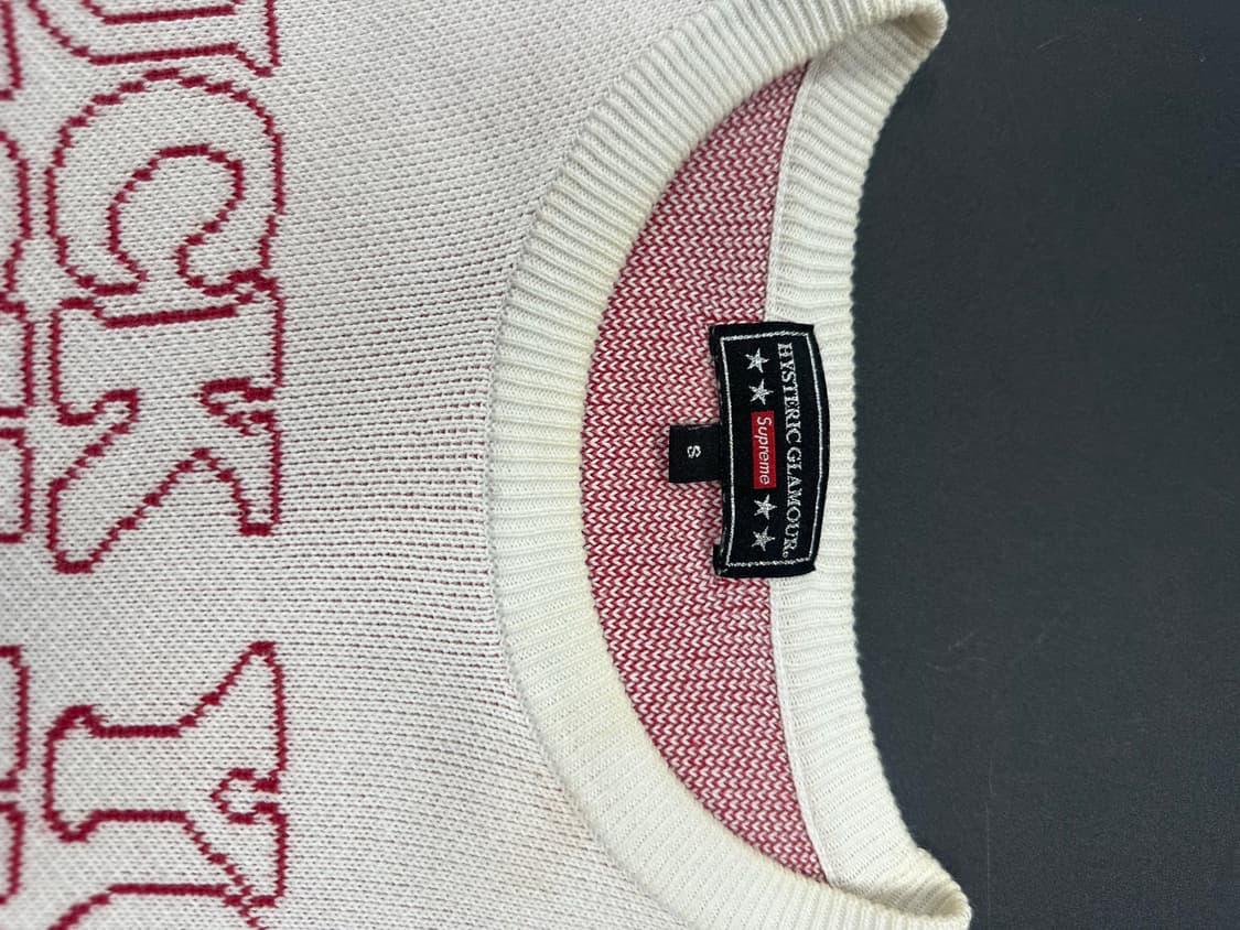 슈프림&히스테릭 글래머 17fw 콜라보 니트 상품이미지6