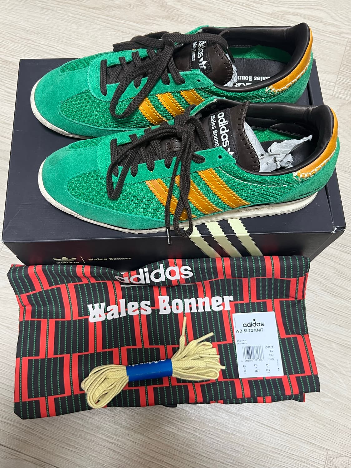 [280]아디다스 웨일즈보너 SL72 그린 중고 팝니다 상품이미지2