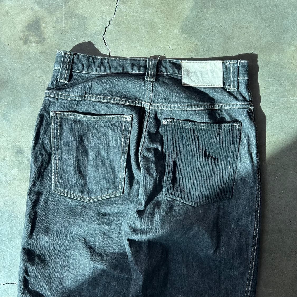후부 빈티지 데님 팬츠 상품이미지3