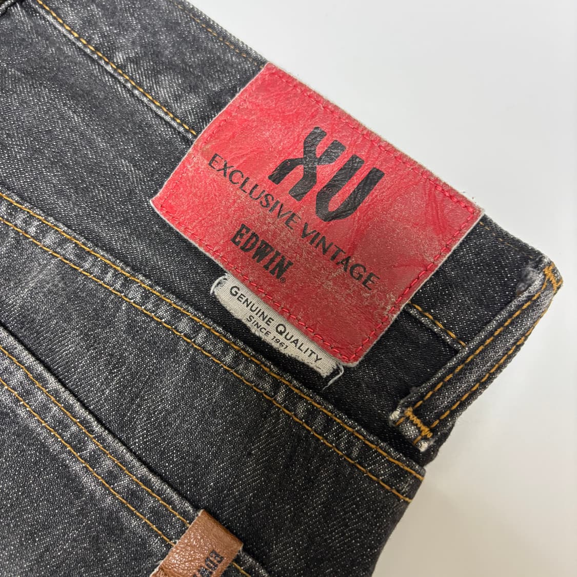 에드윈(EDWIN) XV 익스클루시브 빈티지 블랙 데님 상품이미지7
