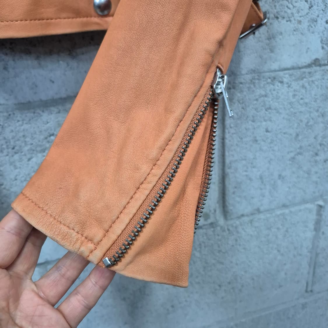 이로 양가죽 자켓 상품이미지5