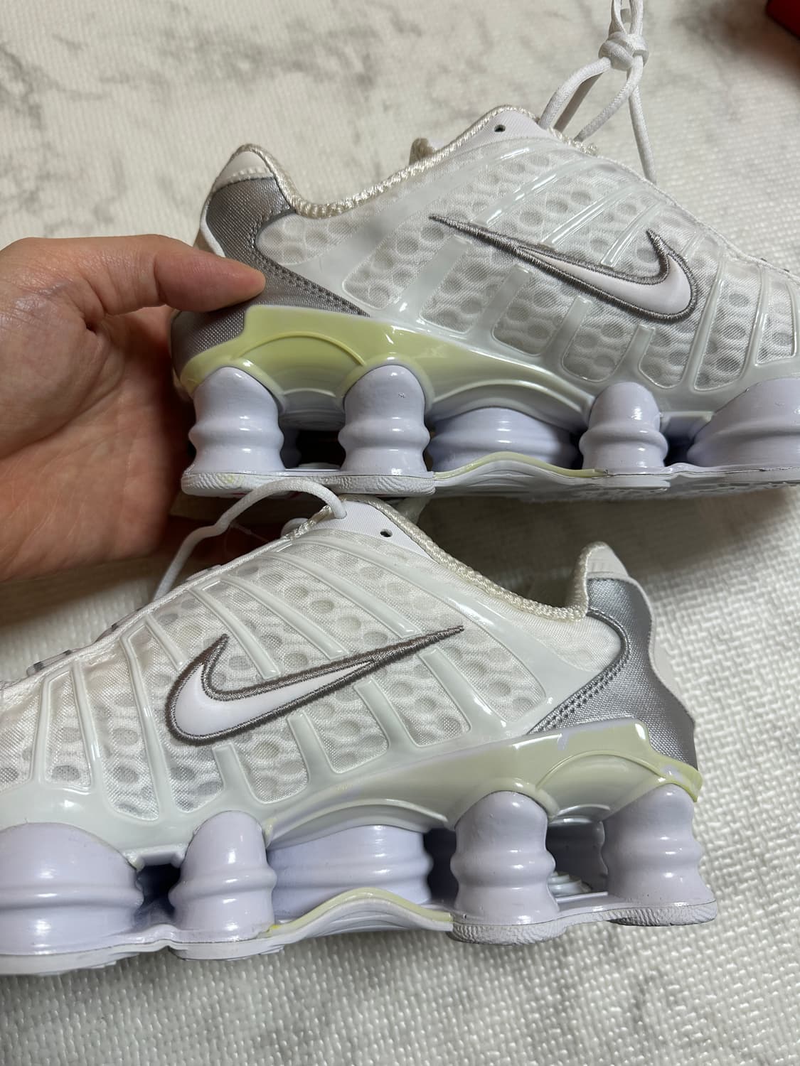 나이키 샥스 TL 화이트 265mm 새상품 상품이미지4