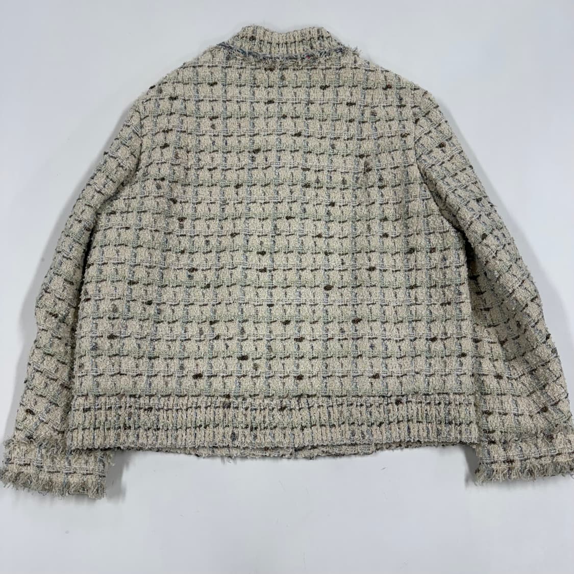 마인 트위드 충전재 자켓 55-66 상품이미지6