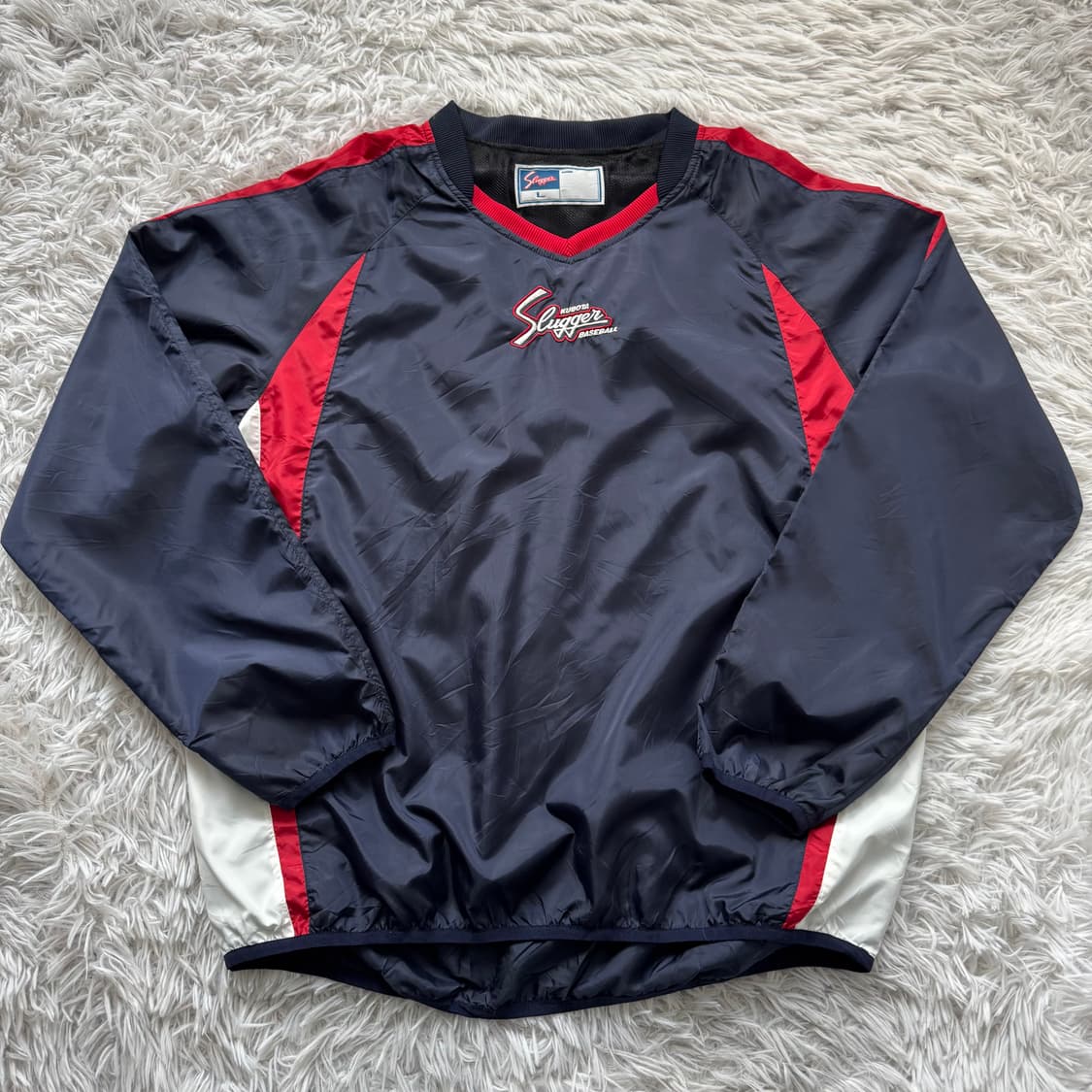 SEUGGER 일본빈티지 나일론 야구 바라막이 긴팔 빈티지긴팔 l 100 상품이미지2