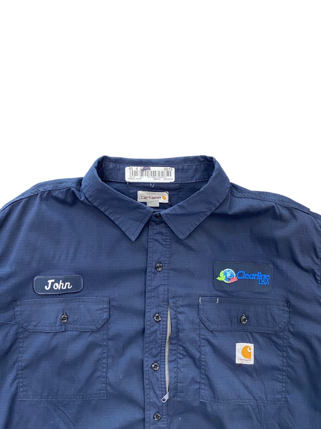 칼하트 워크 1/2 서츠 (Man 3XL) H0464 상품이미지2