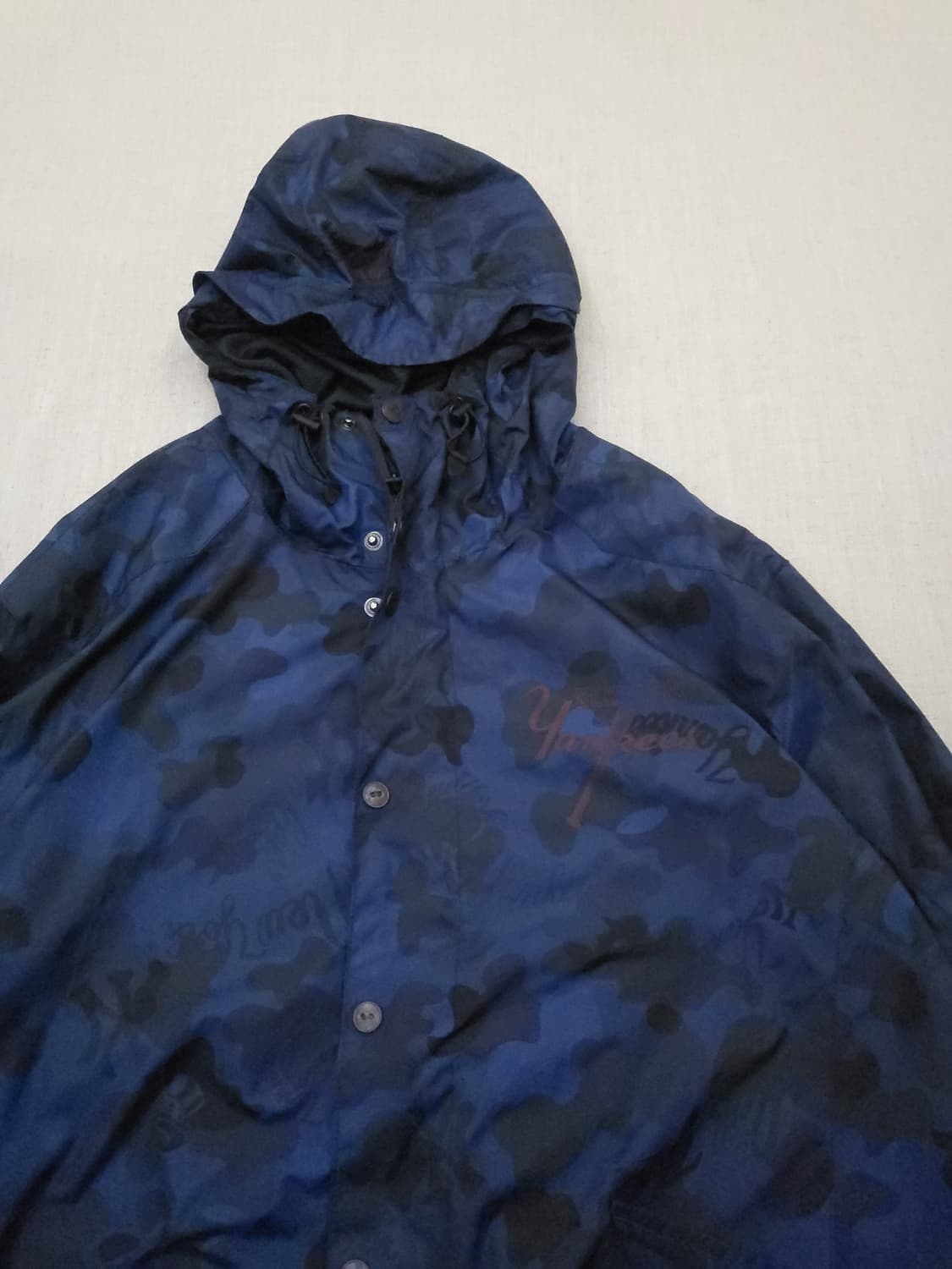 MLB  블루 카모 패턴 후드 바람막이 105 상품이미지2