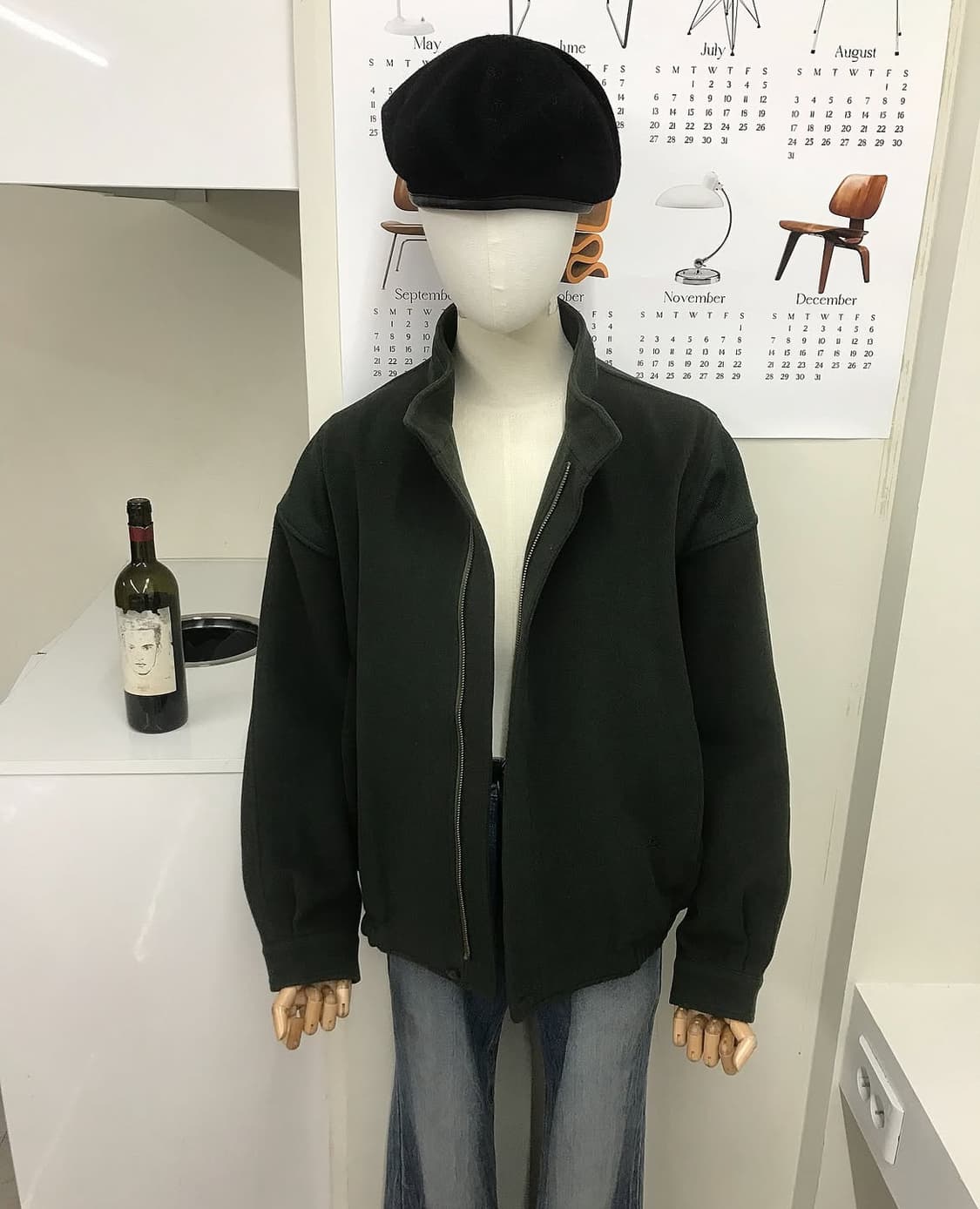 버버리 로고 울 헤링턴 자켓 상품이미지6