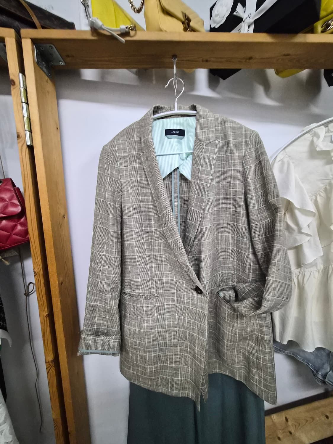 헤지스 린넨 100% 여름 자켓 상품이미지2